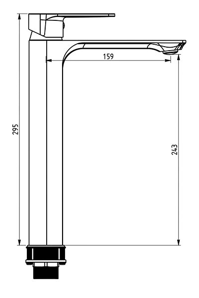 Tap Mexen Alexa Set basin + shower mixer with accessories DS40, chrome (71214DS40-00) ...