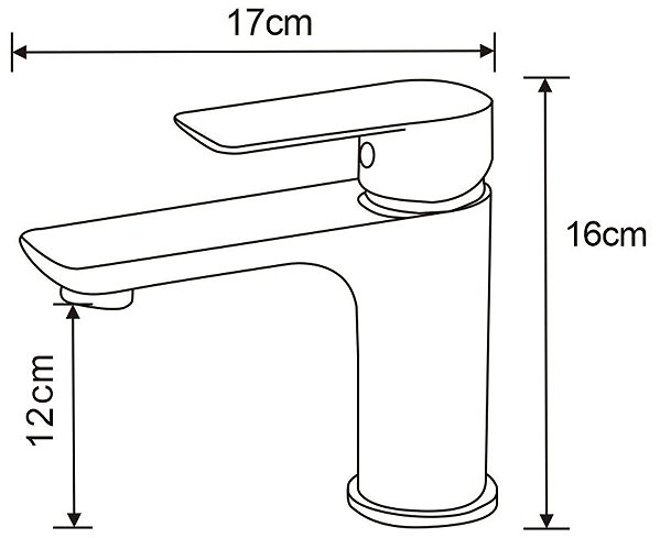 Tap MEXEN Alfa basin mixer, black/chrome (745700-71) ...