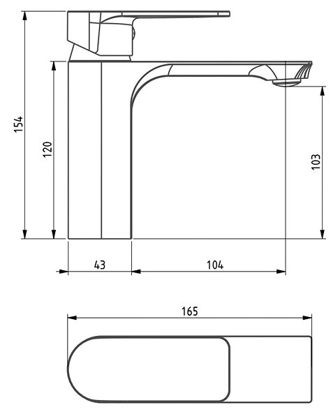 Tap Mexen Alexa Set basin + bath mixer with accessories R40, black (71203R40-70) ...