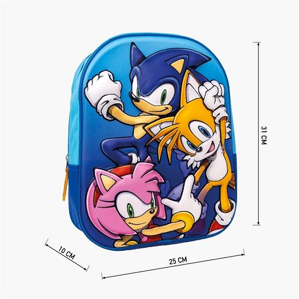 Detský batoh Detský batoh 3D-The Sonic.
