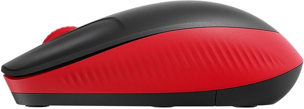 Maus Logitech Wireless Mouse M190 - rot Seitlicher Anblick