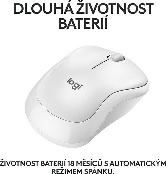 Egér Logitech M240 Silent Bluetooth Mouse Off-White ...