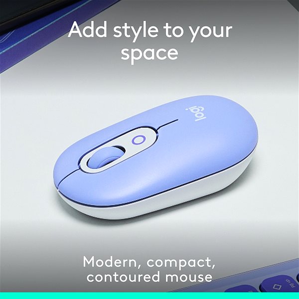 Mouse Logitech Pop Icon Mouse, Lilac ...