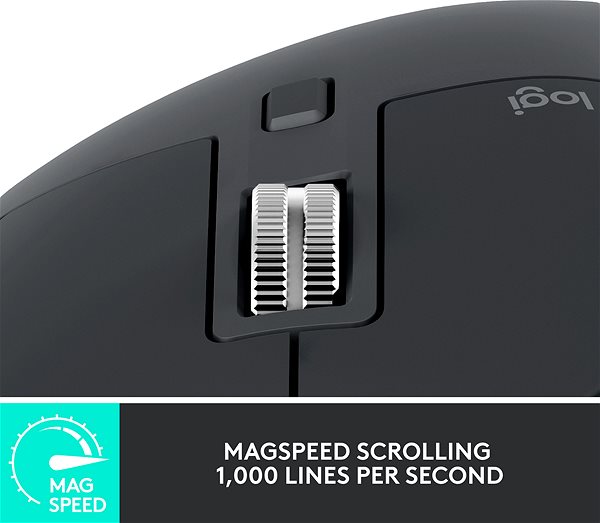 Mouse Logitech MX Master 3S Universal Graphite Features/technology