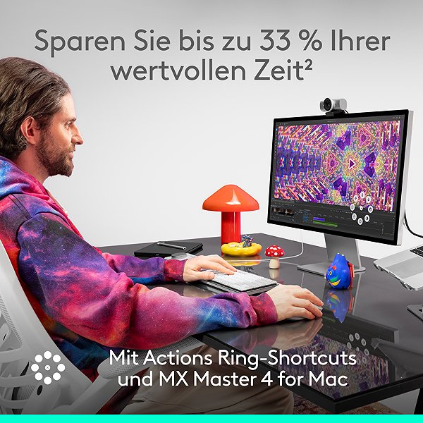 Maus Logitech MX Master 4 for MAC, Space Black ...