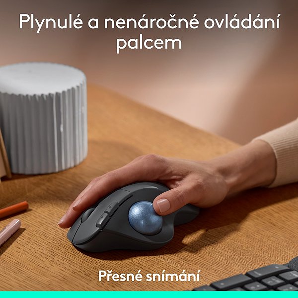 Logitech M575s, Graphite mouse.