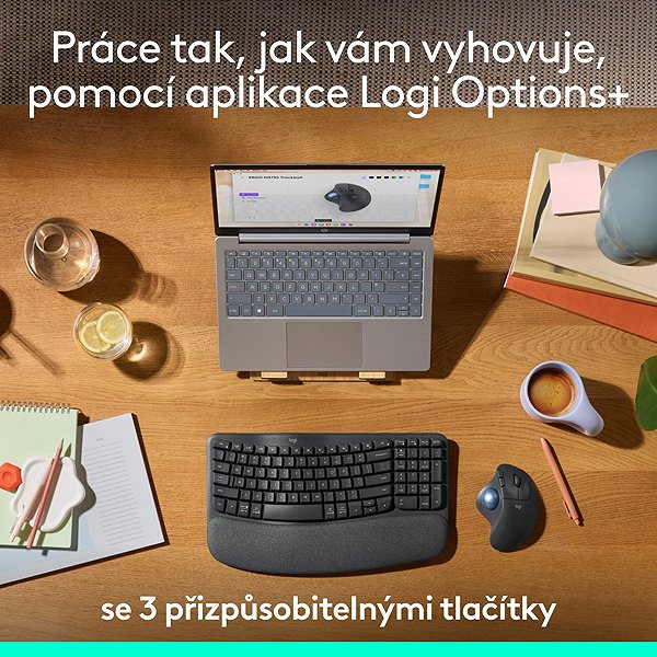 Logitech M575s, Graphite mouse.