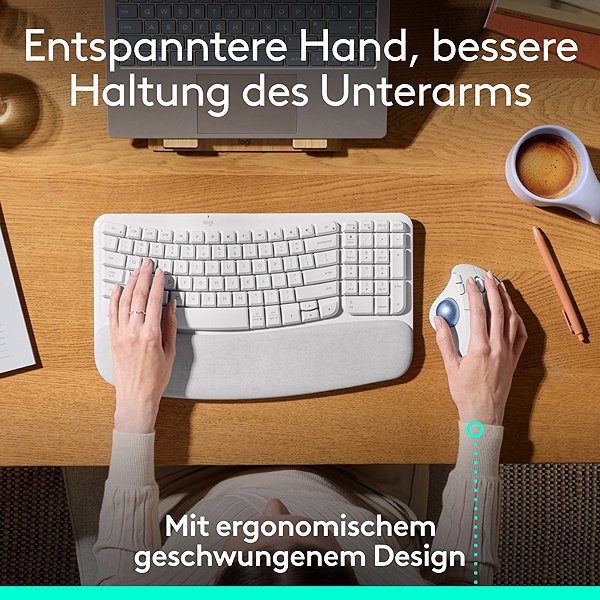 Maus Logitech M575s, off-white ...