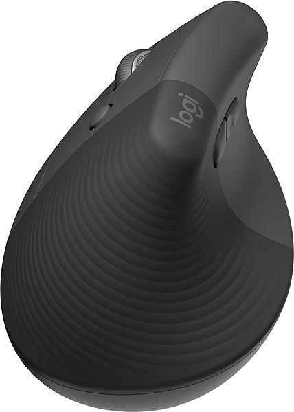 Myš Logitech Lift Left Vertical Ergonomic Mouse Graphite Screen