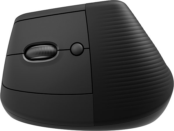 Maus Logitech Lift Left Vertical Ergonomic Mouse Graphite Screen