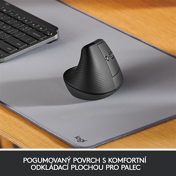 Myš Logitech Lift Vertical Ergonomic Mouse for Business Graphite Lifestyle