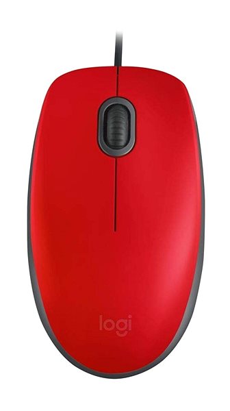 Mouse Logitech M110 Silent Red Screen