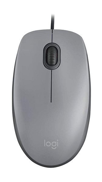 Mouse Logitech M110 Silent Mid Grey Screen