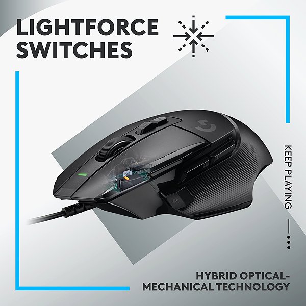 Gaming Mouse Logitech G502X Black ...