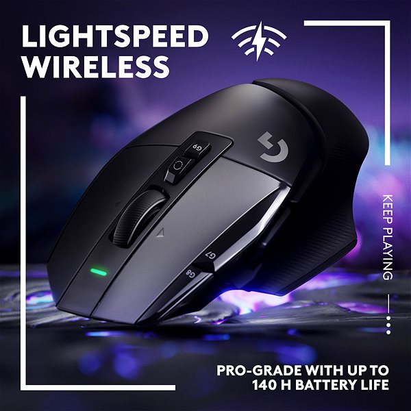 Gaming Mouse Logitech G502X Lightspeed Black ...