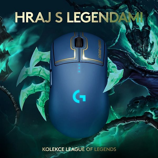 Gaming Mouse Logitech G PRO Wireless Gaming Mouse League of Legends Edition Screen