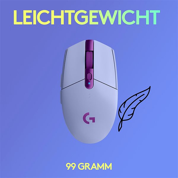 Gaming-Maus Logitech G305 Recoil - lila ...