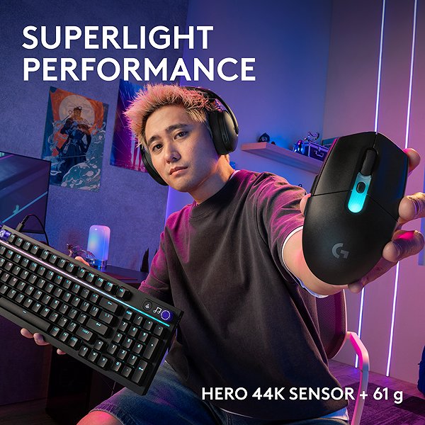 Gaming Mouse Logitech G305 X LIGHTSPEED, black ...