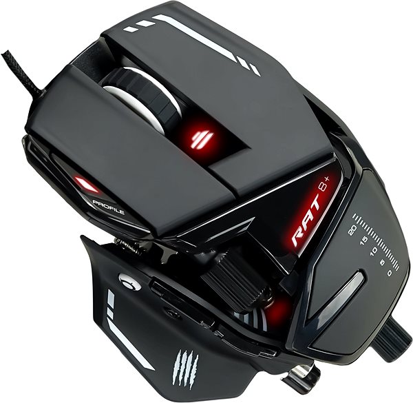 Gaming Mouse Mad Catz RAT 8+ black Features/technology