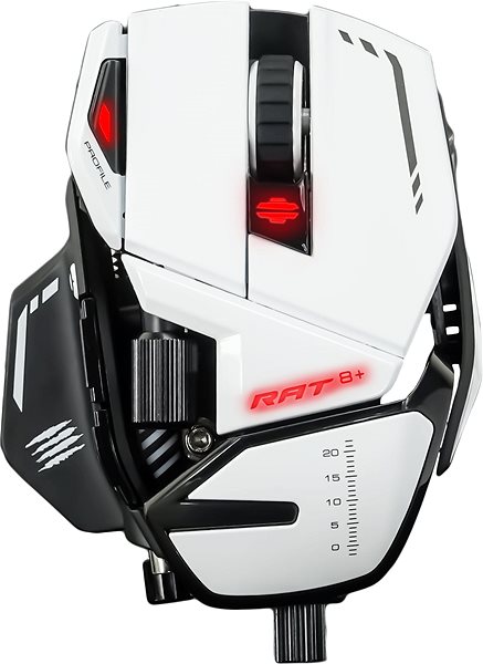 Gaming Mouse Mad Catz RAT 8+ white ...