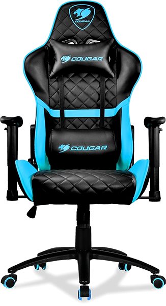 Gaming Chair Cougar ARMOR ONE Gaming Chair sky blue Screen