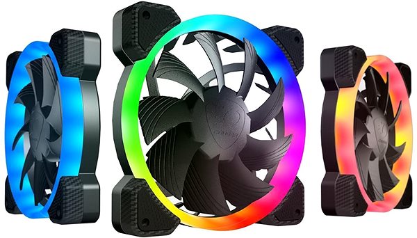 PC Fan Cougar VORTEX HDB RGB COOLING KIT Lateral view
