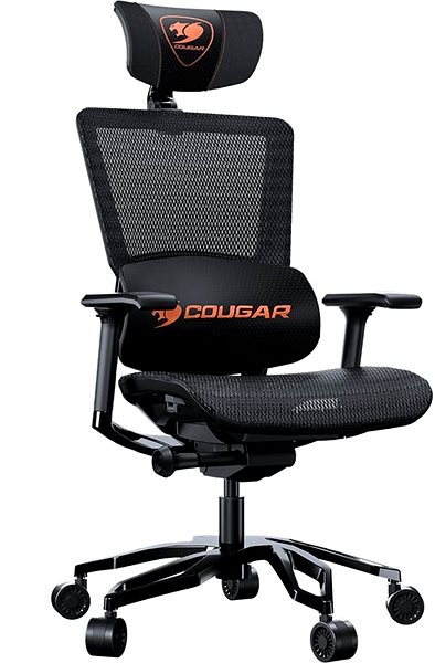Gaming-Stuhl Cougar ARGO Gaming Chair - schwarz Seitlicher Anblick