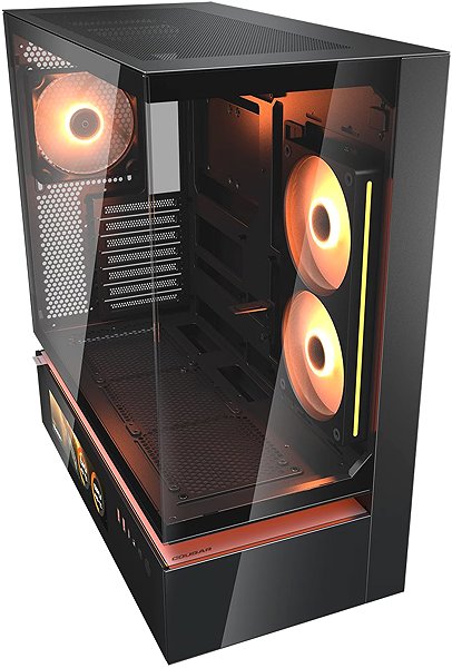 Cougar CFV235 VISION Black PC case.