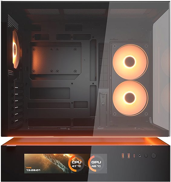 Cougar CFV235 VISION Black PC case.