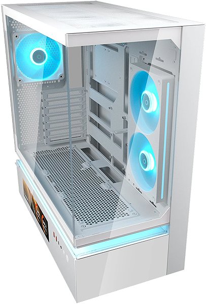 Cougar CFV235 VISION White PC case.