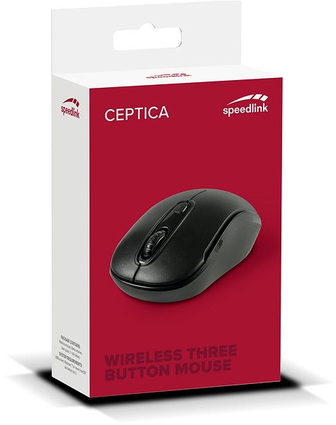 Maus Speedlink CEPTICA Mouse - Wireless - schwarz Verpackung/Box