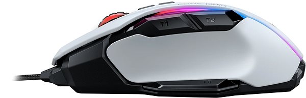 Gaming Mouse ROCCAT Kone AIMO - Remastered, White Lateral view