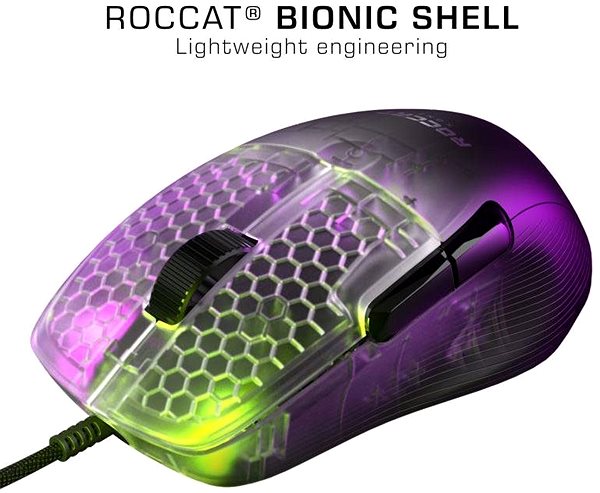 Herná myš ROCCAT K.One Pro, čierna Vlastnosti/technológia