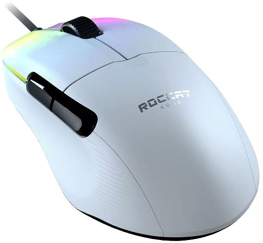 Herná myš ROCCAT K.One Pro, biela Zadná strana