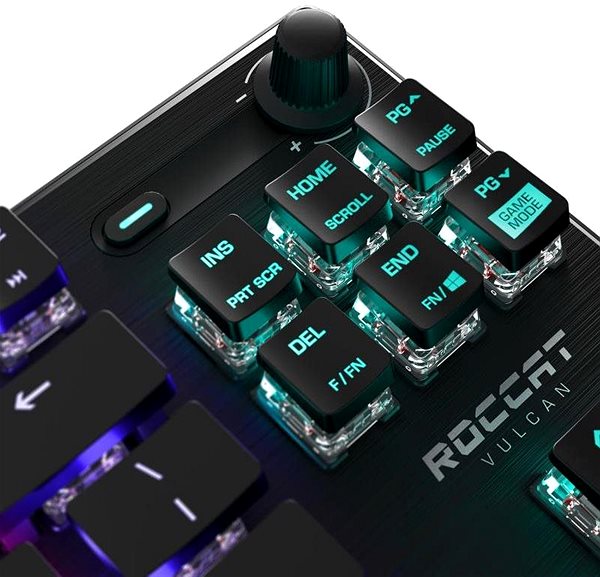 Gaming Keyboard ROCCAT Vulcan TKL AIMO Linear Red Switch, US Features/technology