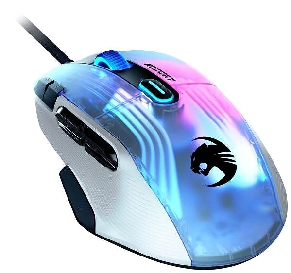 Herná myš ROCCAT Kone XP 3D Lighting, biela Bočný pohľad