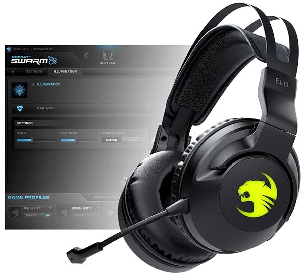Gaming Headphones ROCCAT ELO 7.1 AIR, RGB + AIMO ...