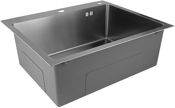 Stainless Steel Sink MIXXUS MH6050 SS colour Stainless steel sink with trap, stainless steel ...