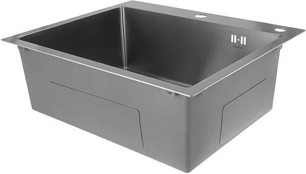 Stainless Steel Sink MIXXUS MH6050 Decor SS colour Stainless steel sink with trap, stainless steel ...