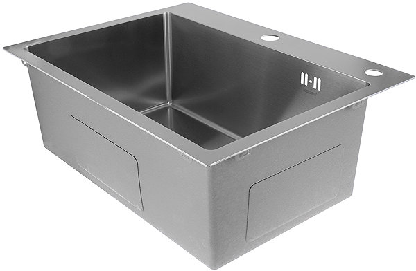 Stainless Steel Sink MIXXUS MH5843 SS colour Stainless steel sink with trap, stainless steel ...