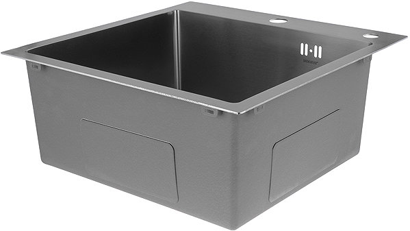 Stainless Steel Sink MIXXUS MH5050 SS colour Stainless steel sink with trap, stainless steel ...