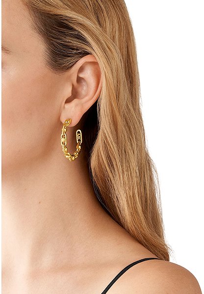 Michael Kors Women's gold-plated earrings MKJ8358710.