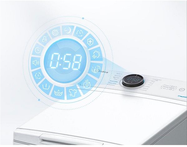 Washing Machine MIDEA MF100T80B/W-EN ...