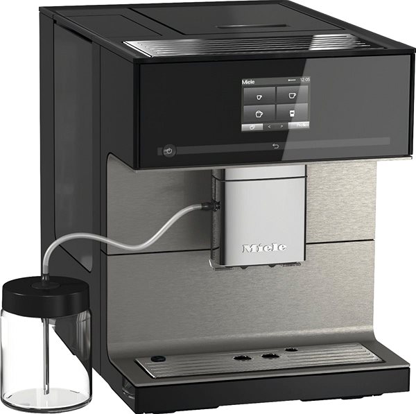 Automatic Coffee Machine Miele CM 7550 Obsidian Black Lateral view