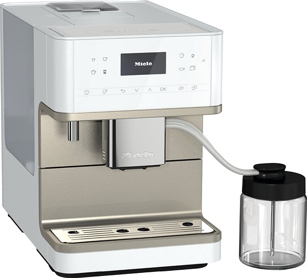 Automatic Coffee Machine Miele CM 6360 Lotus White Lateral view