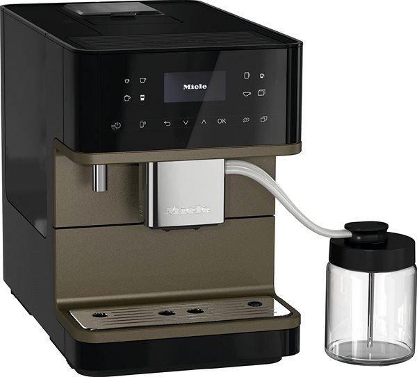 Automatic Coffee Machine Miele CM 6360 Obsidian Black Pearl Finish Lateral view