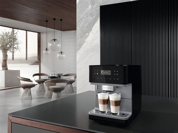 Automatic Coffee Machine Miele CM 6160 SilverEdition Lifestyle