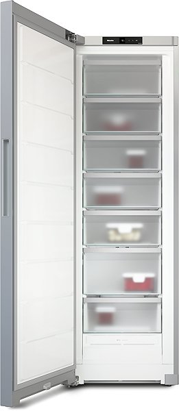 Upright Freezer MIELE FNS 4382 D Stainless steel appearance ...