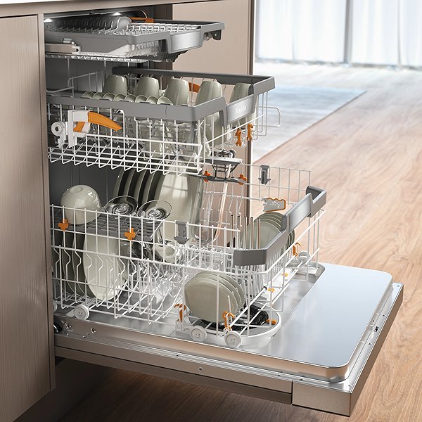 Built-in Dishwasher MIELE G 7930 SCi AutoDos Obsidian black ...