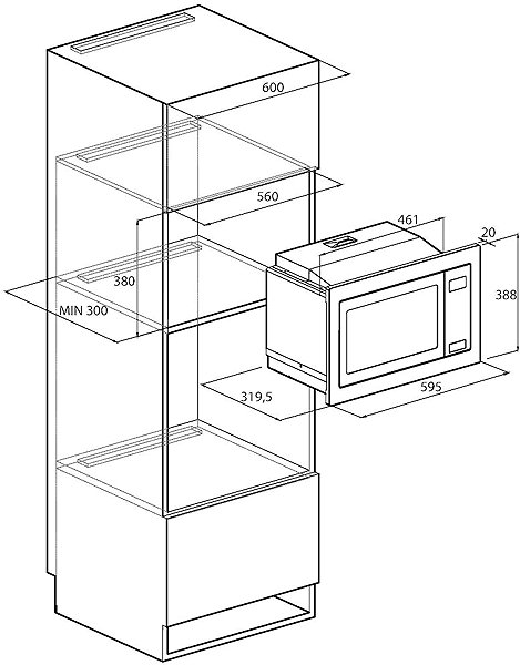 Microwave CANDY MIS1730B Technical draft